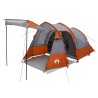 Tente tunnel Gris et orange 390 x 215 x 152 cm 648384648384