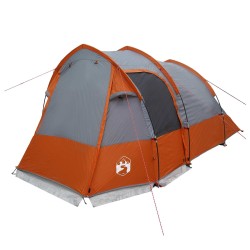 Tente tunnel Gris et orange 390 x 215 x 152 cm 648384648384