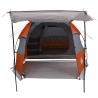 Tente tunnel Gris et orange 390 x 215 x 152 cm 648384648384