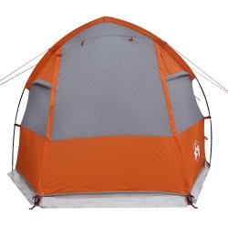 Tente tunnel Gris et orange 390 x 215 x 152 cm 648384648384