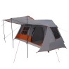 Tente tunnel Gris et orange 400 x 278 x 182 cm 648385648385