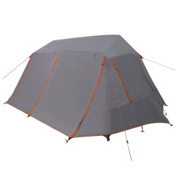 Tente tunnel Gris et orange 400 x 278 x 182 cm 648385648385