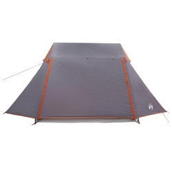 Tente tunnel Gris et orange 475 x 220 x 192 cm 648386648386