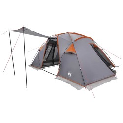 Tente tunnel Gris et orange 520 x 260 x 175 cm 648387648387