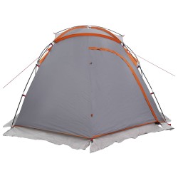 Tente tunnel Gris et orange 520 x 260 x 175 cm 648387648387