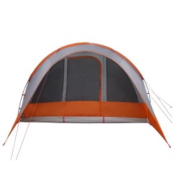 Tente tunnel Gris et orange 560 x 395 x 212 cm 648388648388