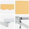 Auvent rétractable électrique Sable 100% Polyester et Aluminium 648391648391