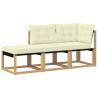 Unité de canapé sectionnel avec coussin 3 Pièce Blanc 648398648398