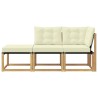 Unité de canapé sectionnel avec coussin 3 Pièce Blanc 648398648398
