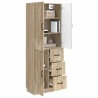 Ensemble de Meubles 2 pcs Chêne Sonoma Bois d'ingénierie 648404648404