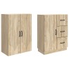 Ensemble de Meubles 2 pcs Chêne Sonoma Bois d'ingénierie 648404648404