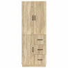 Ensemble de Meubles 2 pcs Chêne Sonoma Bois d'ingénierie 648404648404