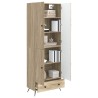 Ensemble de Meubles 2 pcs Chêne Sonoma Bois d'ingénierie 648405648405