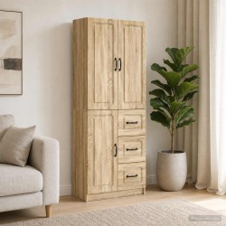 Ensemble de Meubles 2 pcs Chêne Sonoma Bois d'ingénierie 648406648406