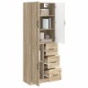 Ensemble de Meubles 2 pcs Chêne Sonoma Bois d'ingénierie 648406648406