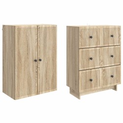 Ensemble de Meubles 2 pcs 66 x 34,5 x 90 cm Bois d'ingénierie 648408648408