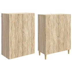 Ensemble de Meubles 2 pcs Chêne Sonoma Bois d'ingénierie 648409648409