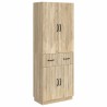 Ensemble de Meubles 2 pcs Chêne Sonoma Bois d'ingénierie 648410648410
