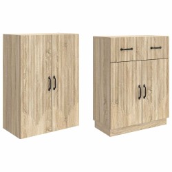 Ensemble de Meubles 2 pcs Chêne Sonoma Bois d'ingénierie 648410648410