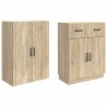 Ensemble de Meubles 2 pcs Chêne Sonoma Bois d'ingénierie 648410648410