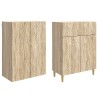 Ensemble de Meubles 2 pcs Bois d'ingénierie 648411648411