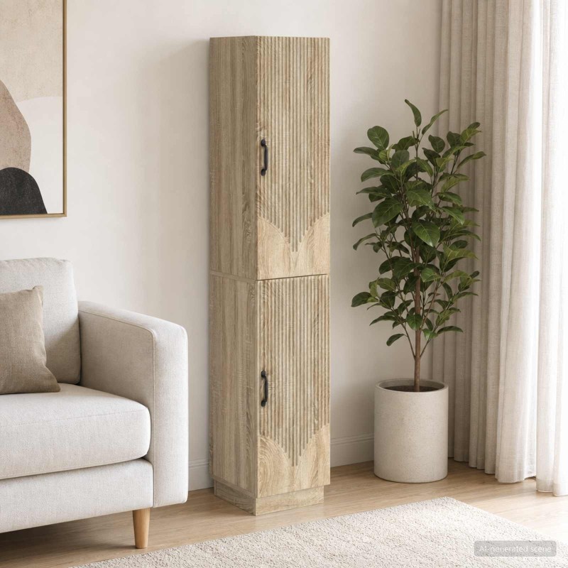 Ensemble de Meubles 2 pcs Chêne Sonoma Bois d'ingénierie 648421648421