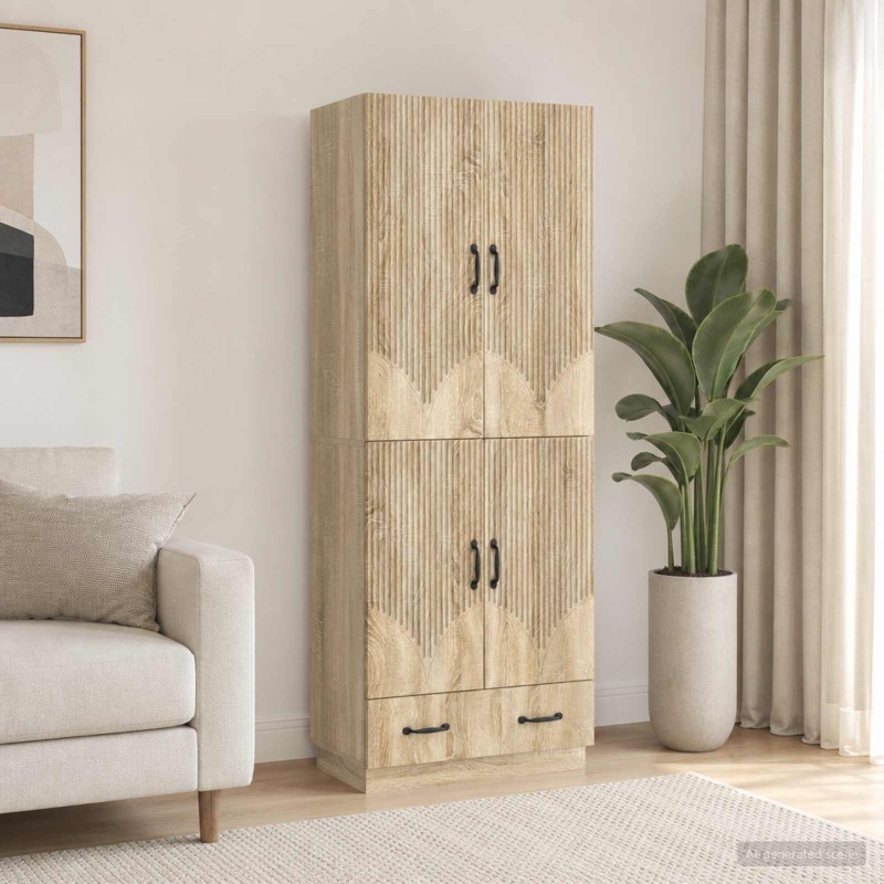 Ensemble de Meubles 2 pcs Chêne Sonoma Bois d'ingénierie 648422648422