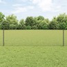 Clôture hexagonale avec poteau 100 x 0,6 m Gris Maille 648428648428