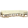 Ensemble de canapés d'extérieur 8 pcs Blanc et crème 648438648438