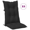 Ensemble de coussins de chaise à dossier haut 4 pcs 648439648439