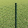 Clôture hexagonale avec poteau 100 x 0,8 m Vert Maille 648440648440