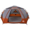 Tente en dôme avec housse imperméable amovible Gris et orange 648463648463