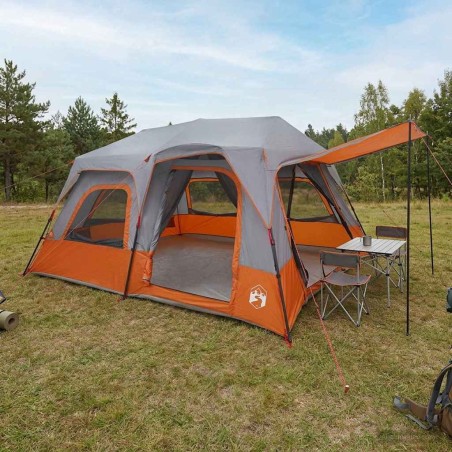 Tente Instantanée Gris et orange 8 personnes 648465648465