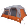 Tente Instantanée Gris et orange 8 personnes 648465648465