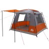 Tente de fête Gris et orange 10 personnes 648474648474