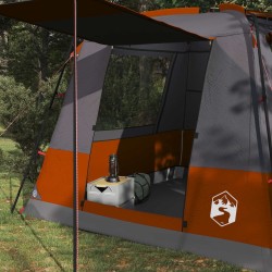 Tente de fête Gris et orange 10 personnes 648474648474