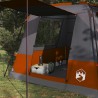 Tente de fête Gris et orange 10 personnes 648474648474