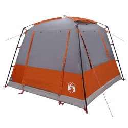 Tente de fête Gris et orange 10 personnes 648474648474