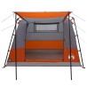 Tente de fête Gris et orange 10 personnes 648474648474
