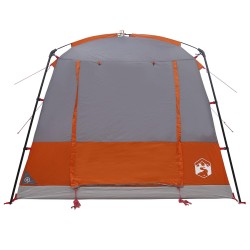 Tente de fête Gris et orange 10 personnes 648474648474