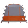 Tente de fête Gris et orange 10 personnes 648474648474