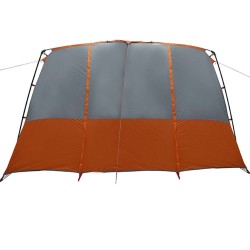 Tente familiale 12 personnes Gris et orange 760 x 645 x 230 cm 648475648475