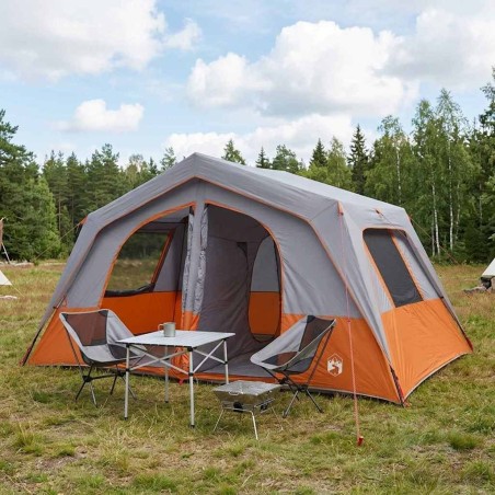 Tente familiale Gris et orange 533 x 312 x 230 cm 648477648477