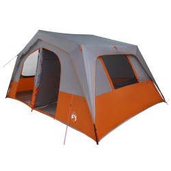 Tente familiale Gris et orange 533 x 312 x 230 cm 648477648477