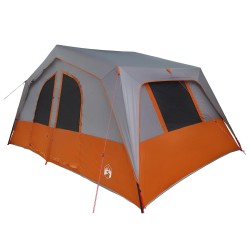 Tente familiale Gris et orange 533 x 312 x 230 cm 648477648477