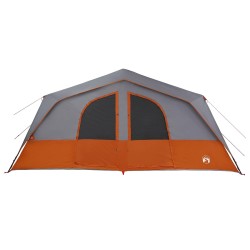 Tente familiale Gris et orange 533 x 312 x 230 cm 648477648477
