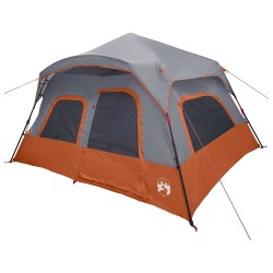 Tente Instantanée Gris et orange 340 x 280 x 190 cm 648479648479