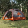 Tente en dôme avec housse imperméable amovible Gris et orange 648480648480