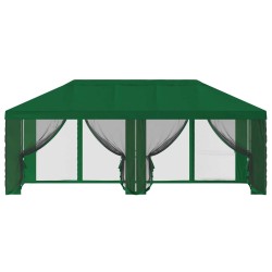 Housse de tonnelle avec murs latéraux 6 x 3 m Vert Polyester 648481648481