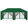 Housse de tonnelle avec murs latéraux 6 x 3 m Vert Polyester 648481648481
